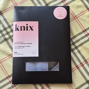 Knix Super Leakproof No-Show High Rise Underwear in Chambray NEW Size S Small.